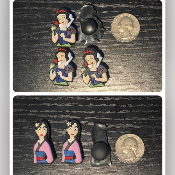 RESERVED FB Disney Princesses Shoe Croc Style Embellishments - Picture 3 of 9